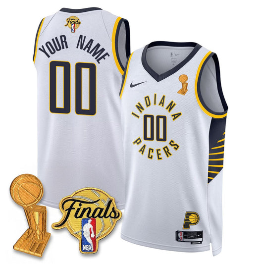 Indiana Pacers Swingman Custom Jersey - Final + Trophy Patch - All Stitched