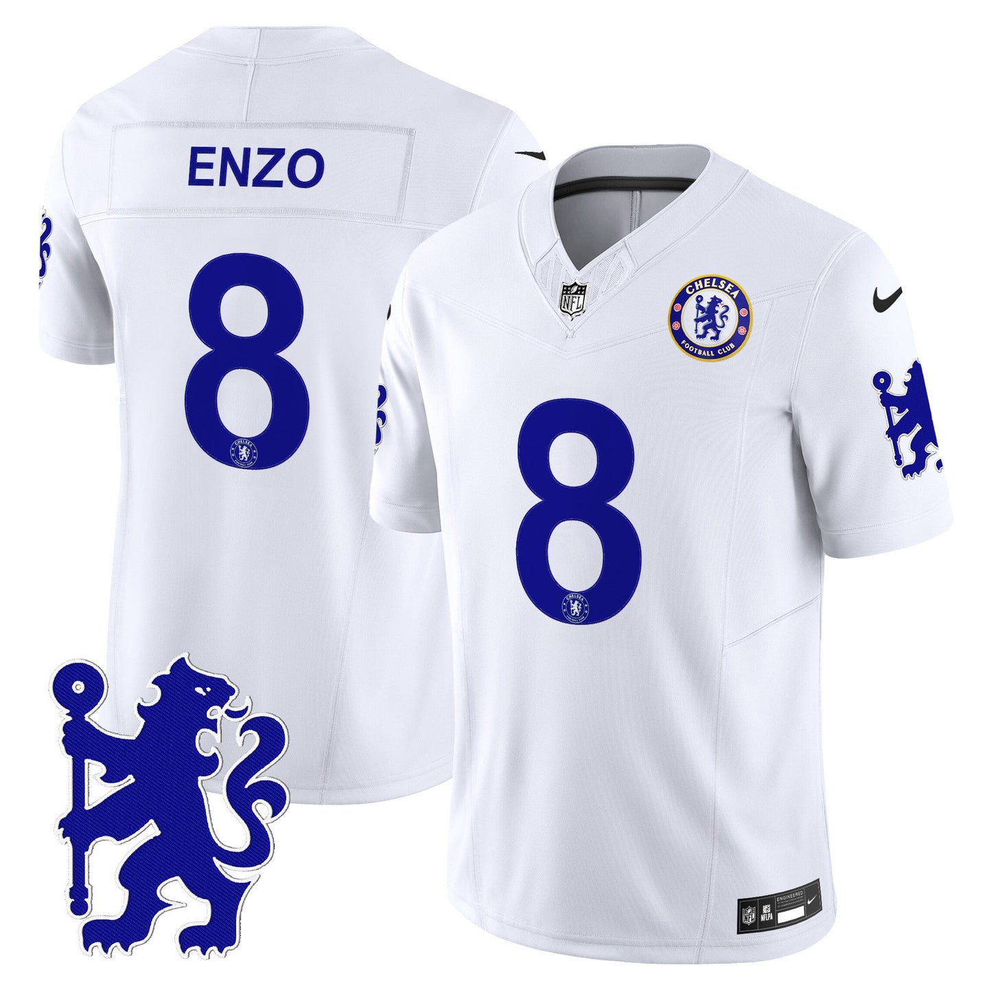 Men's Chelsea 2025 Soccer x Football Vapor Limited Jersey - All stitched