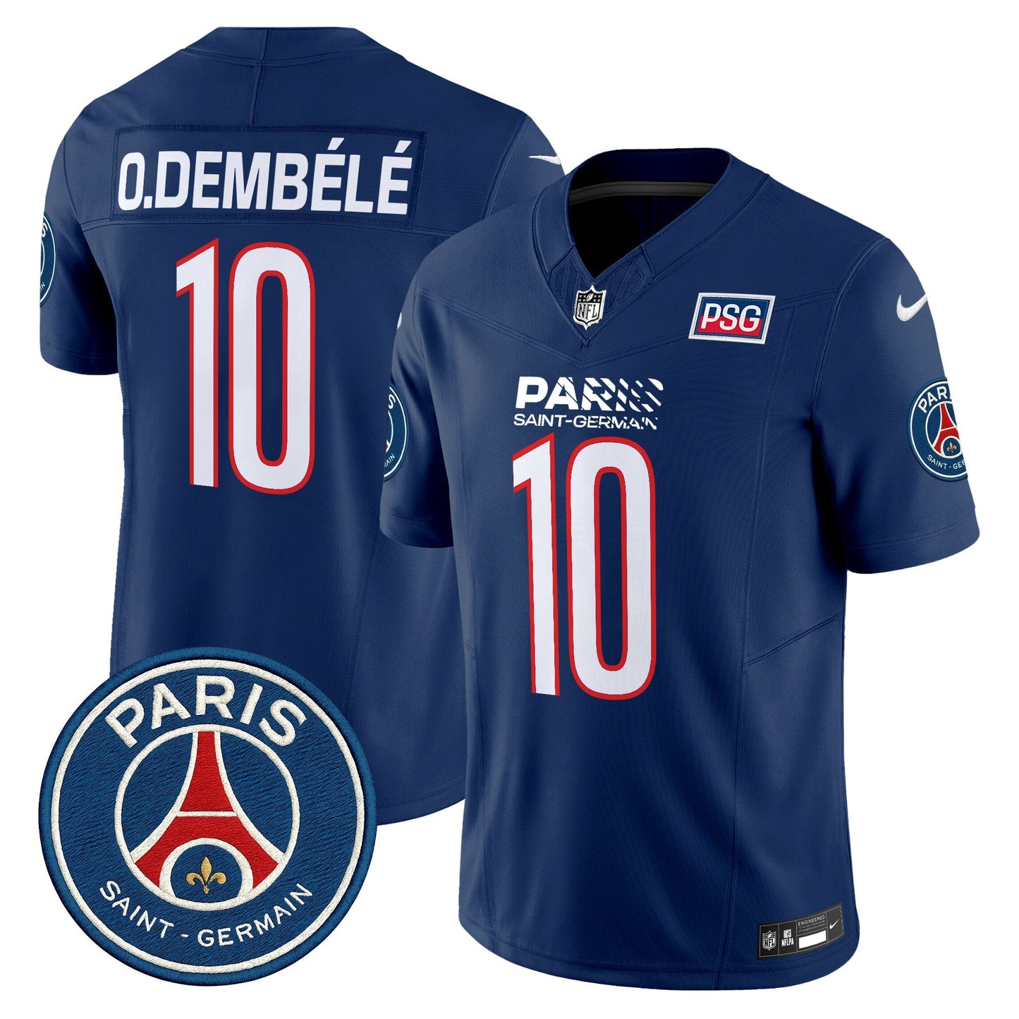 Men's Paris Saint-Germain 2025 Soccer x Football Vapor Limited Jersey - Stitched