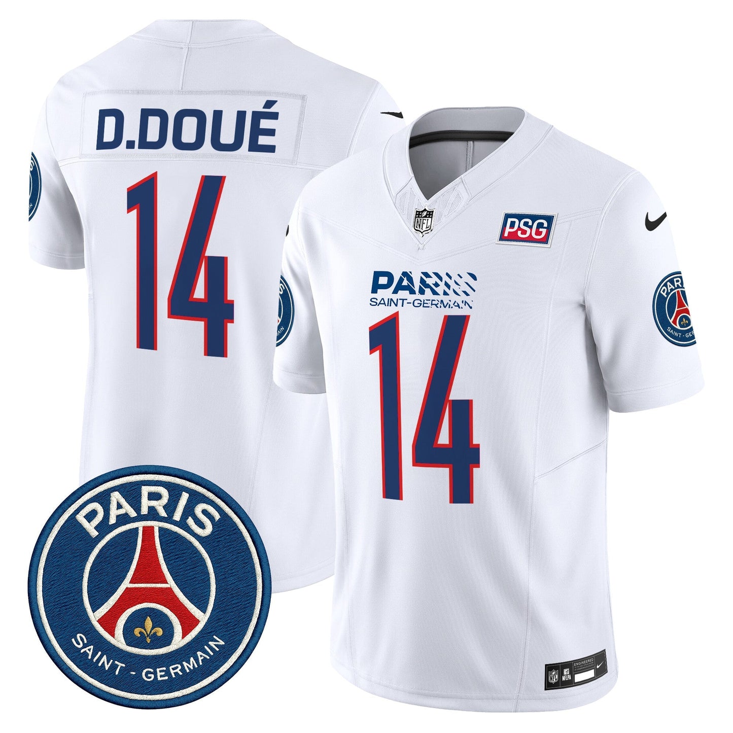 Men's Paris Saint-Germain 2025 Soccer x Football Vapor Limited Jersey - Stitched