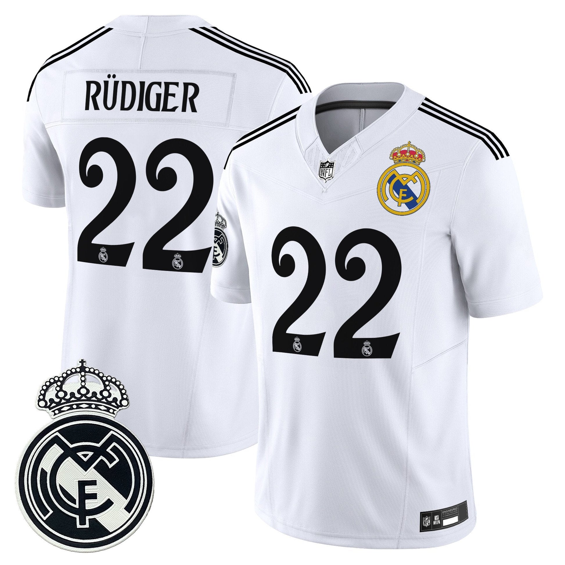 Real Madrid 2025 Soccer x Football Vapor Limited Jersey - All stitched