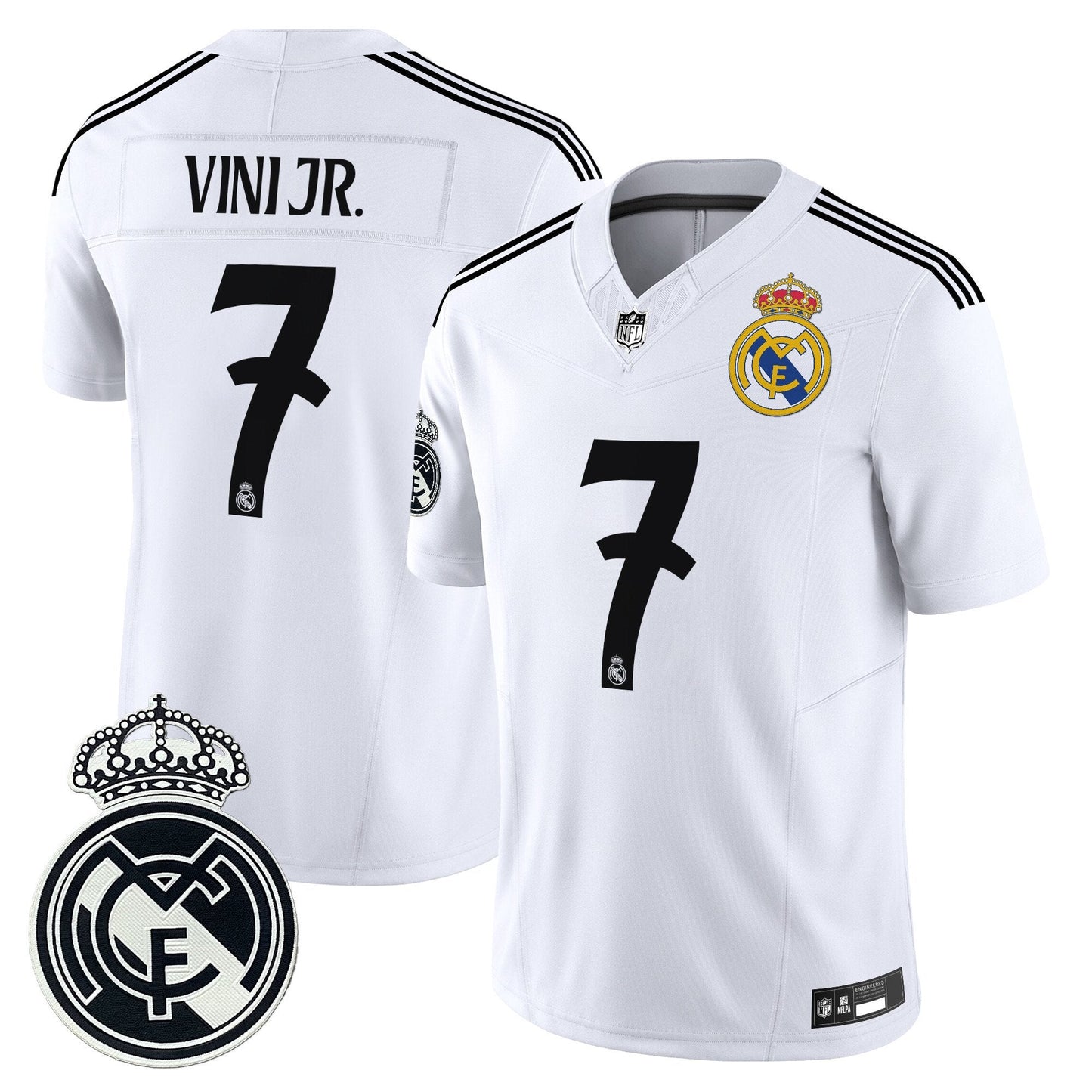 Real Madrid 2025 Soccer x Football Vapor Limited Jersey - All stitched