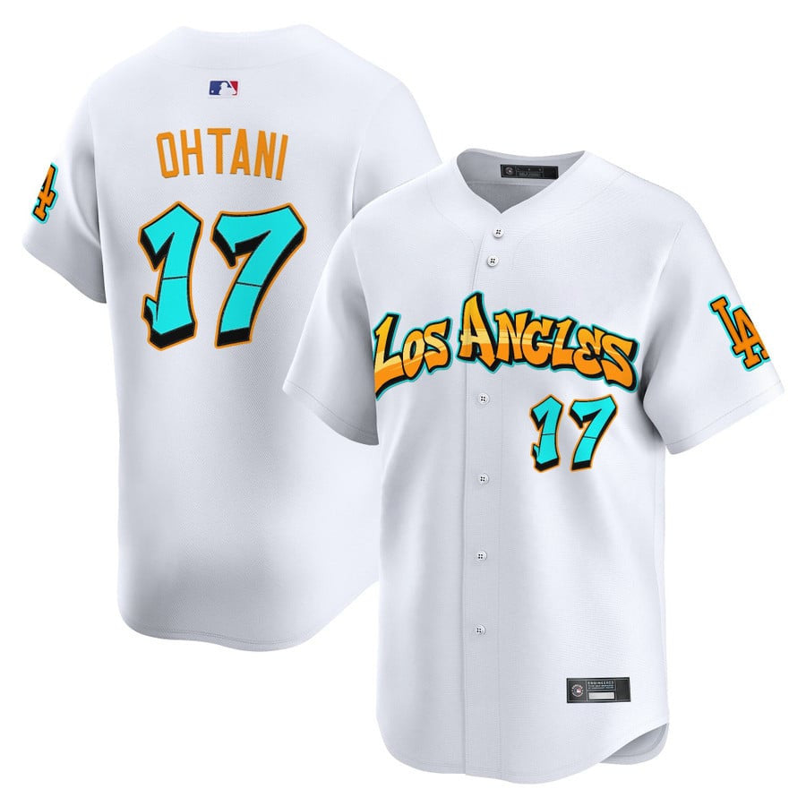 Men's Los Angeles Dodgers 'Graffiti Street Style Edition' Vapor Premier Limited Jersey - All Stitched