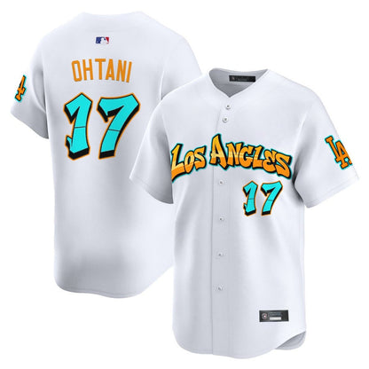 Men's Los Angeles Dodgers 'Graffiti Street Style Edition' Vapor Premier Limited Jersey - All Stitched