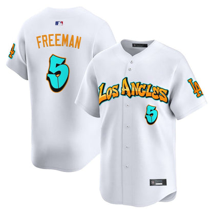 Men's Los Angeles Dodgers 'Graffiti Street Style Edition' Vapor Premier Limited Jersey - All Stitched