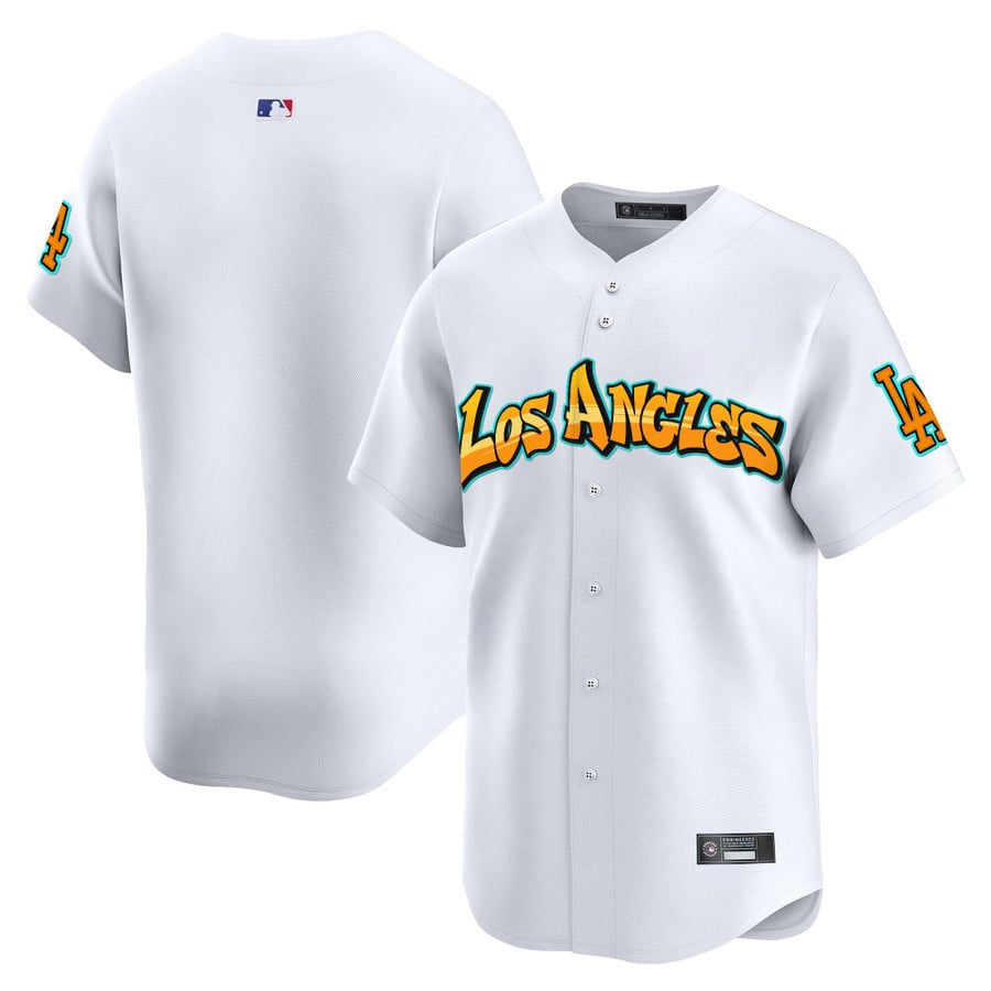 Men's Los Angeles Dodgers 'Graffiti Street Style Edition' Vapor Premier Limited Jersey - All Stitched