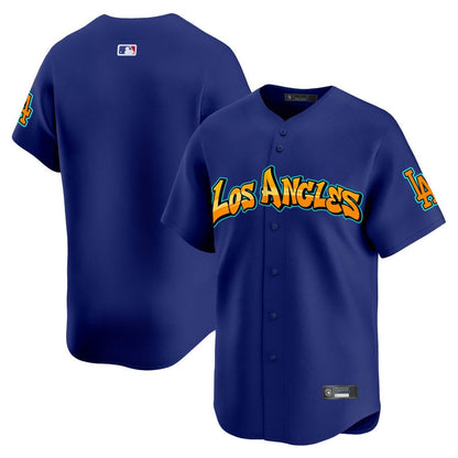 Men's Los Angeles Dodgers 'Graffiti Street Style Edition' Vapor Premier Limited Jersey - All Stitched