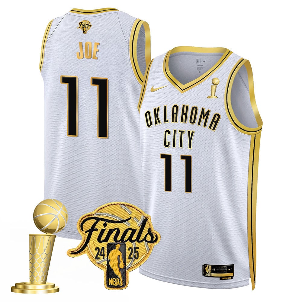 Men's Oklahoma City Thunder 2024-25 Champions Jersey - All Stitched
