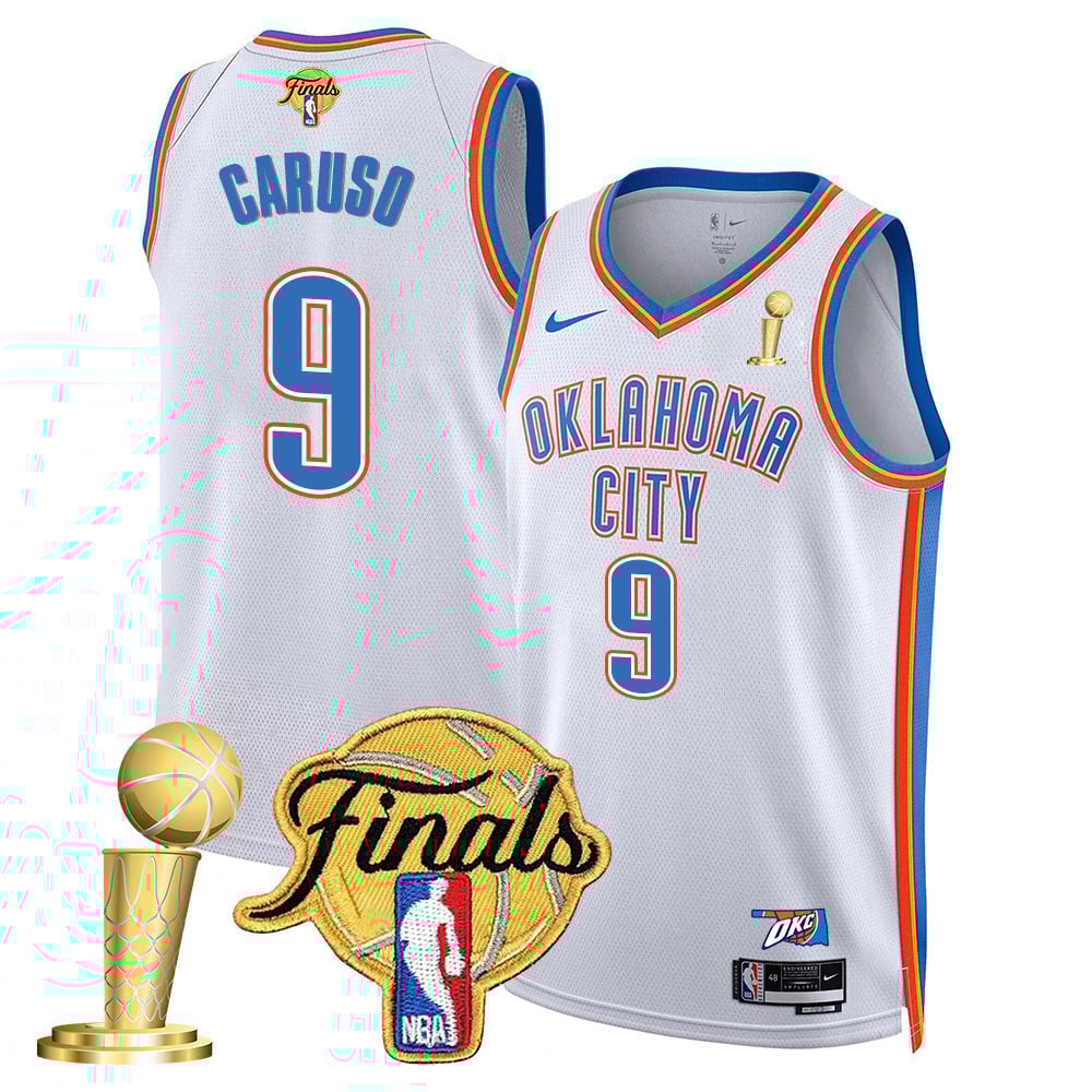 Men's Oklahoma City Thunder 2024-25 Champions Jersey - All Stitched