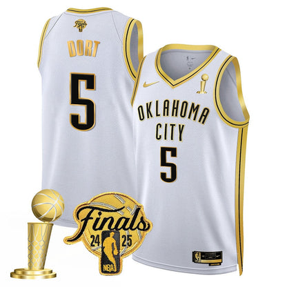 Men's Oklahoma City Thunder 2024-25 Champions Jersey - All Stitched