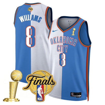 Men's Oklahoma City Thunder 2024-25 Champions Jersey - All Stitched