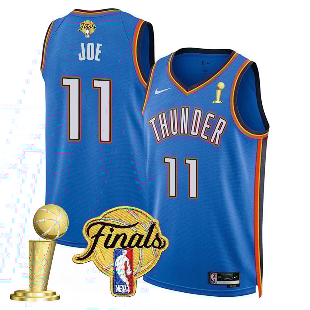 Men's Oklahoma City Thunder 2024-25 Champions Jersey - All Stitched