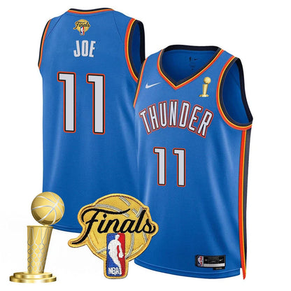 Men's Oklahoma City Thunder 2024-25 Champions Jersey - All Stitched
