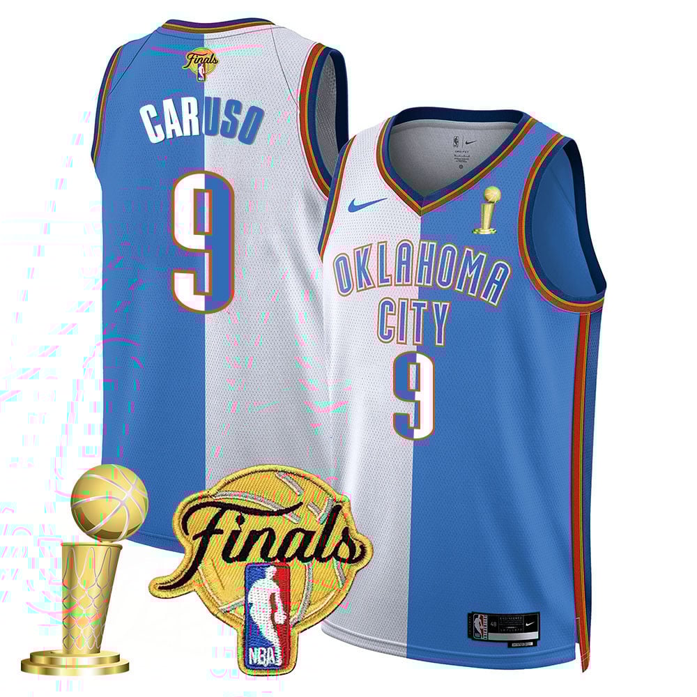 Men's Oklahoma City Thunder 2024-25 Champions Jersey - All Stitched