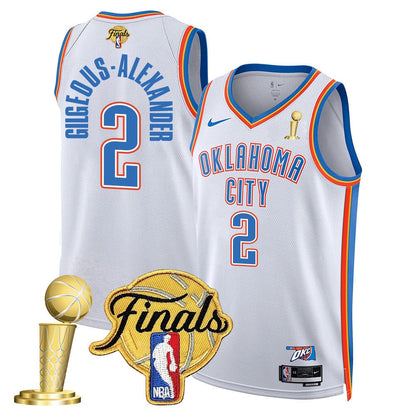 Men's Oklahoma City Thunder 2024-25 Champions Jersey - All Stitched
