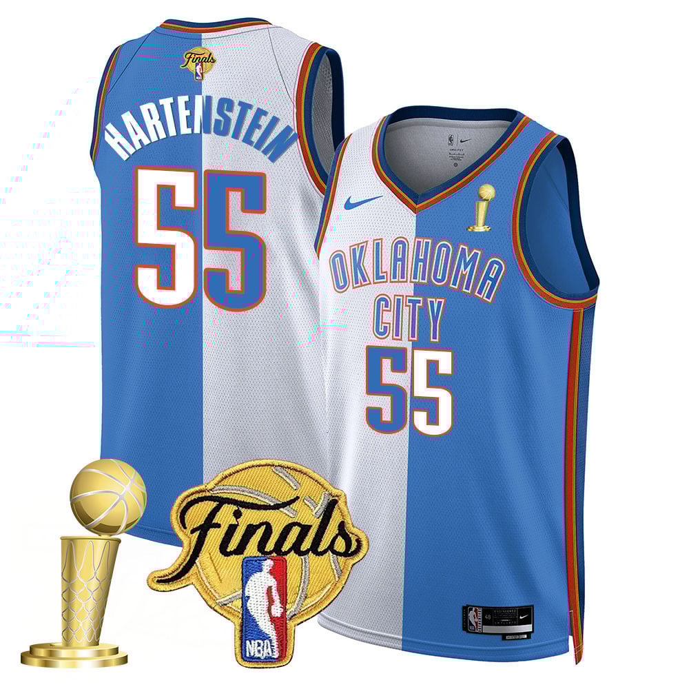 Men's Oklahoma City Thunder 2024-25 Champions Jersey - All Stitched
