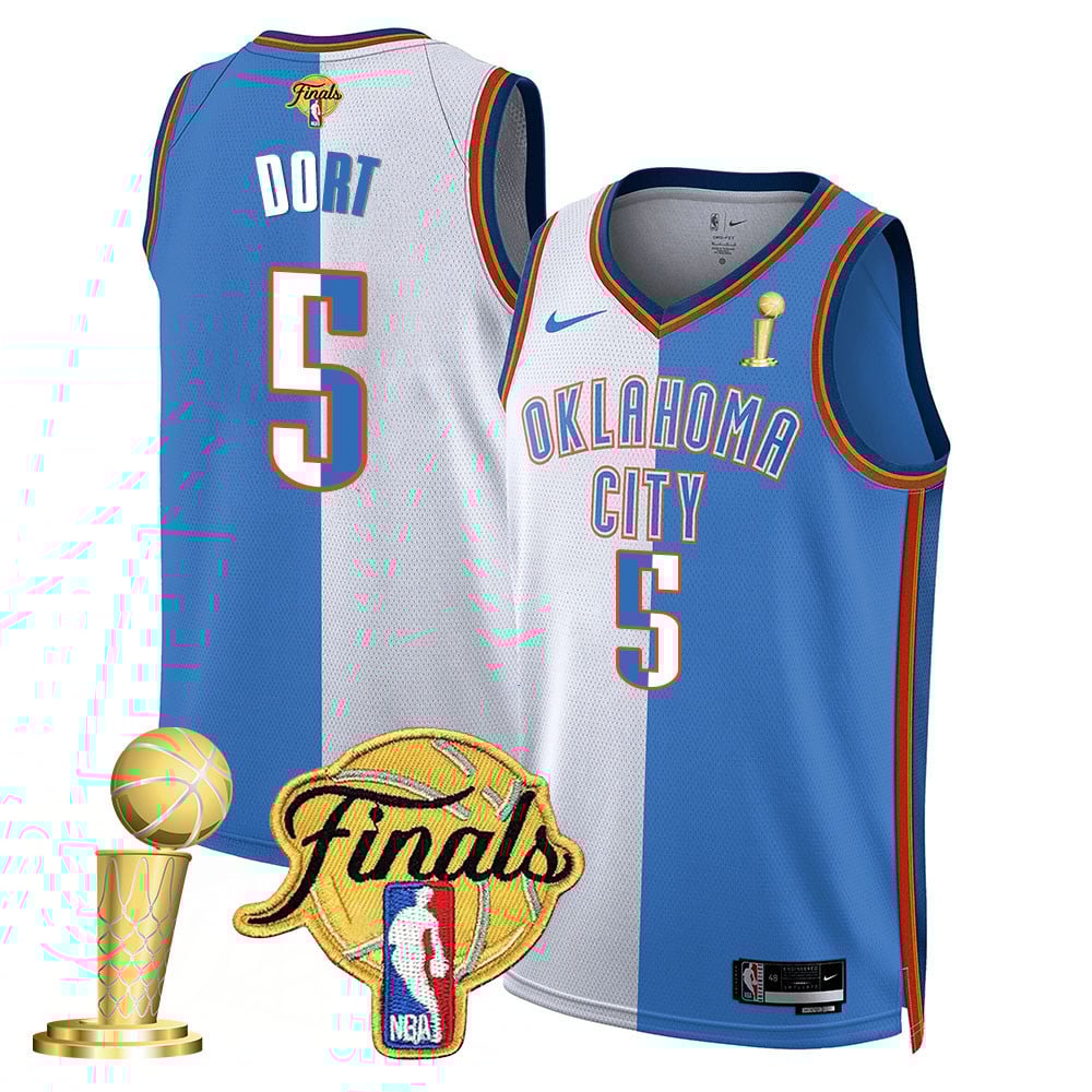 Men's Oklahoma City Thunder 2024-25 Champions Jersey - All Stitched