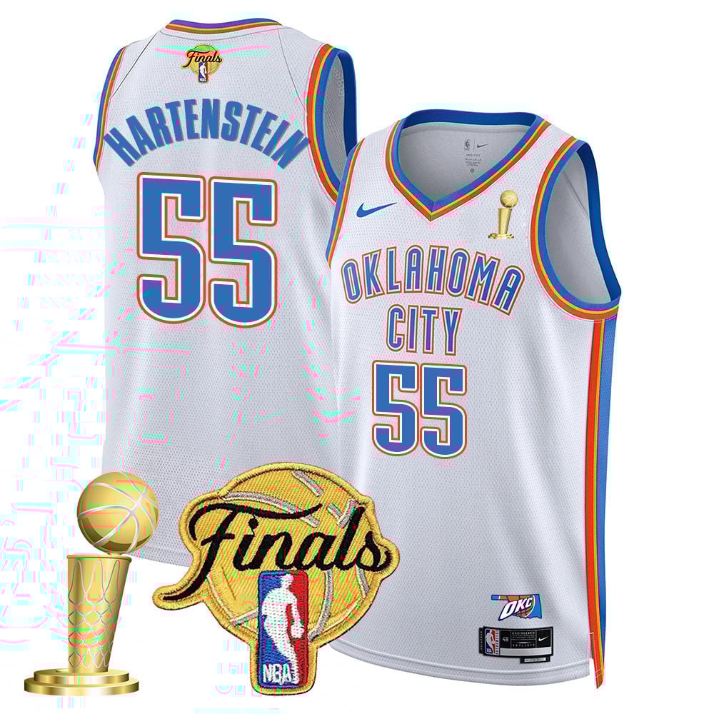 Men's Oklahoma City Thunder 2024-25 Champions Jersey - All Stitched