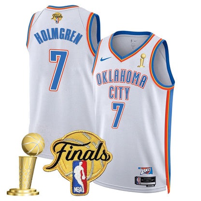 Men's Oklahoma City Thunder 2024-25 Champions Jersey - All Stitched
