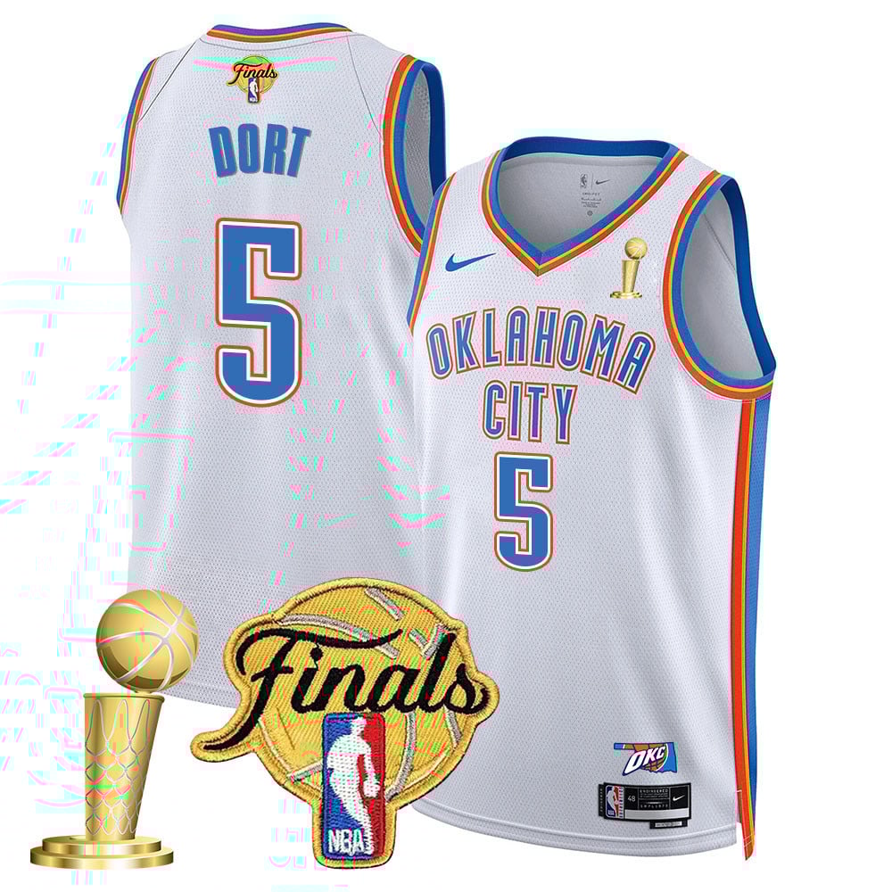Men's Oklahoma City Thunder 2024-25 Champions Jersey - All Stitched