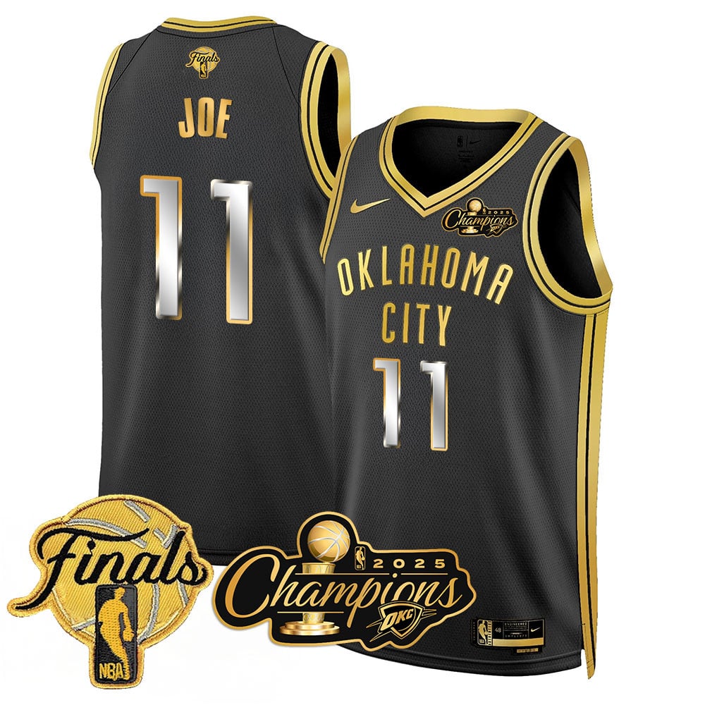 Men's Oklahoma City Thunder 2024-25 Champions Jersey - All Stitched