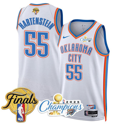 Men's Oklahoma City Thunder 2024-25 Champions Jersey - All Stitched