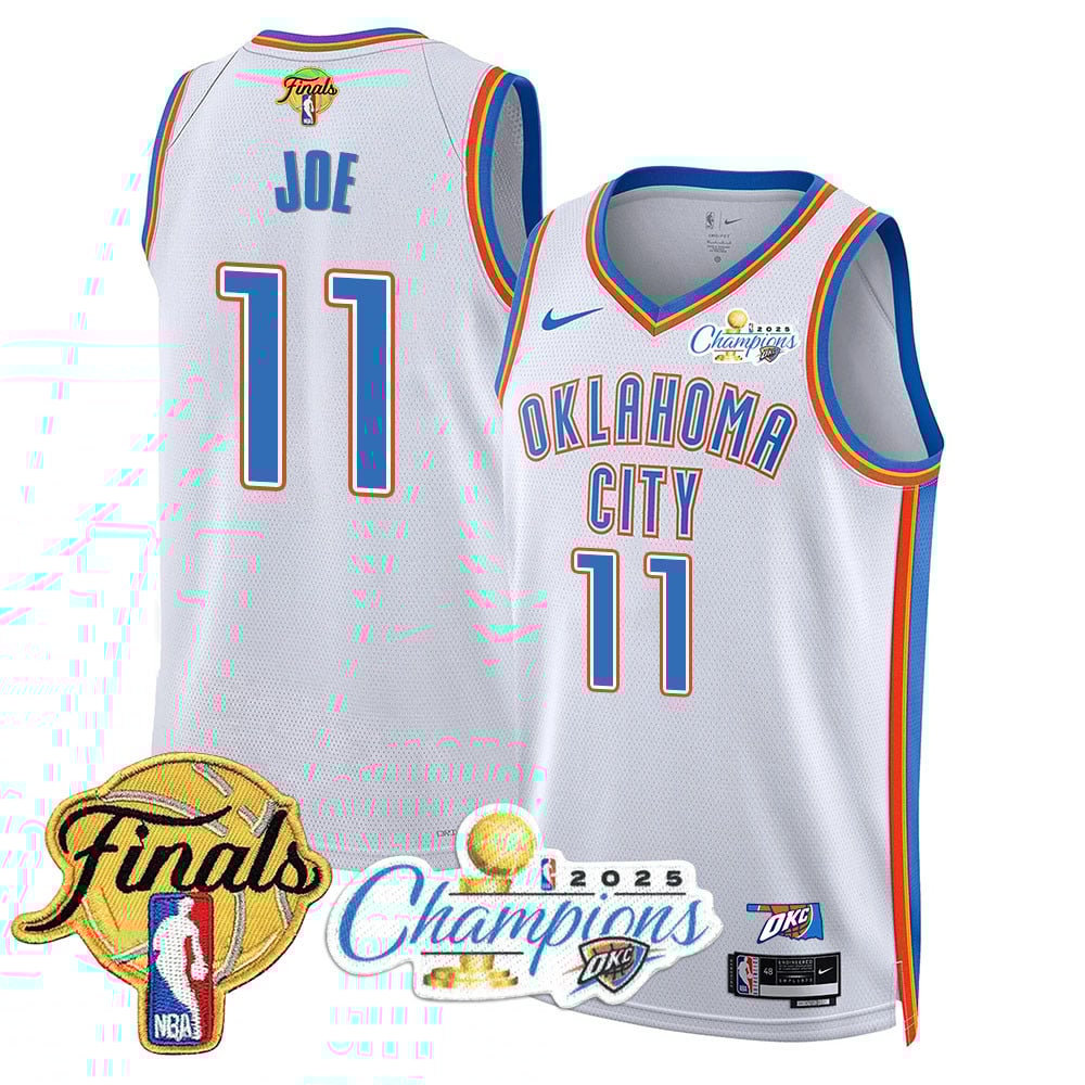 Men's Oklahoma City Thunder 2024-25 Champions Jersey - All Stitched