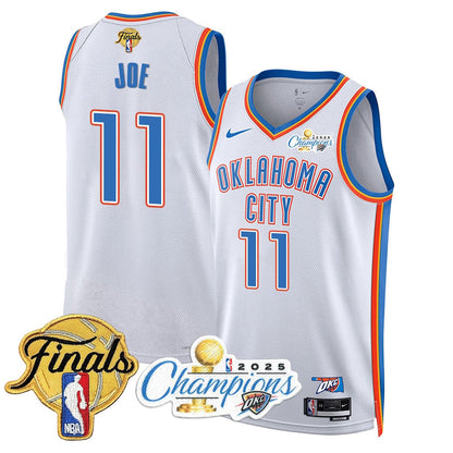 Men's Oklahoma City Thunder 2024-25 Champions Jersey - All Stitched
