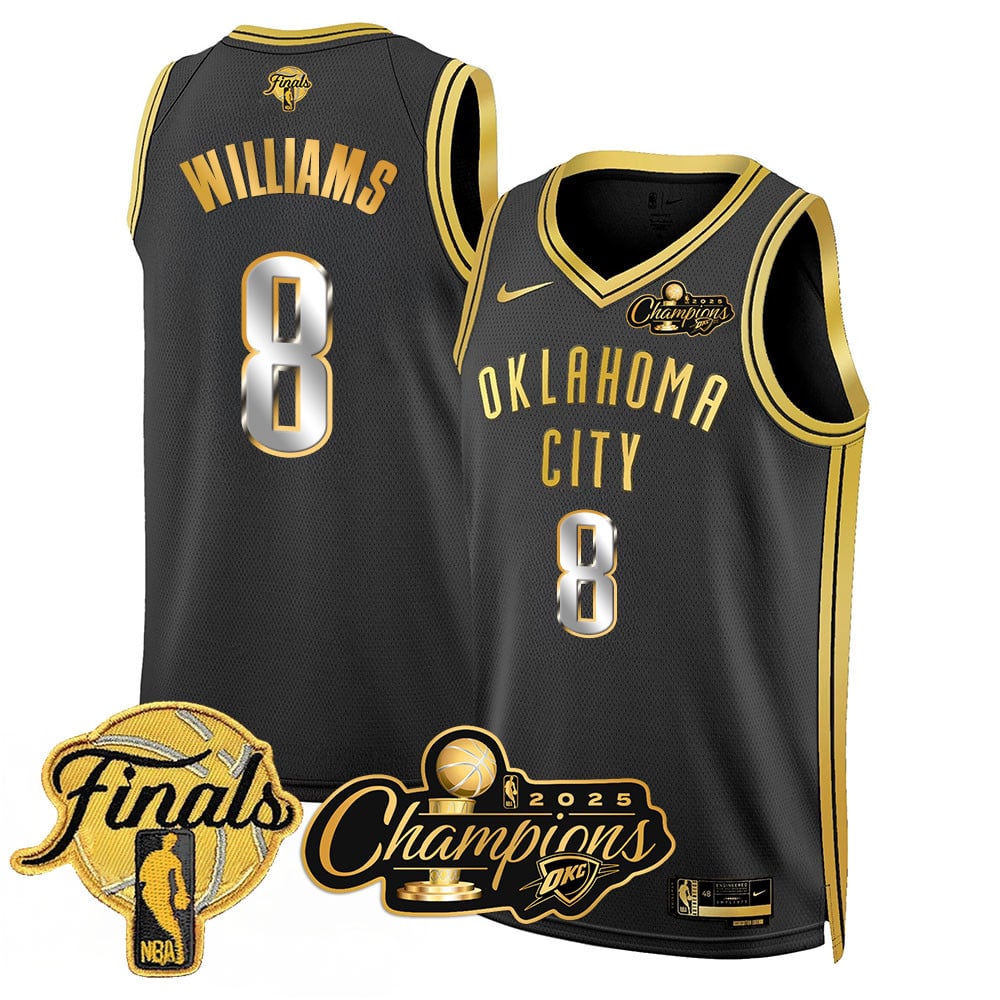 Men's Oklahoma City Thunder 2024-25 Champions Jersey - All Stitched