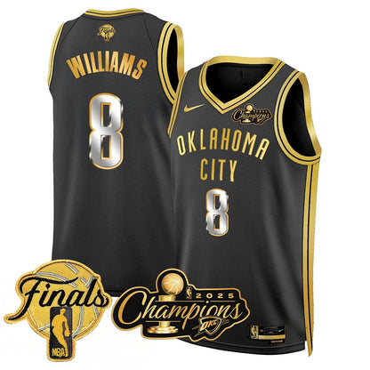Men's Oklahoma City Thunder 2024-25 Champions Jersey - All Stitched