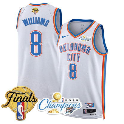 Men's Oklahoma City Thunder 2024-25 Champions Jersey - All Stitched