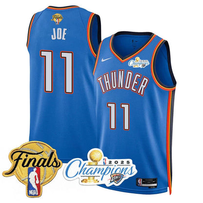 Men's Oklahoma City Thunder 2024-25 Champions Jersey - All Stitched