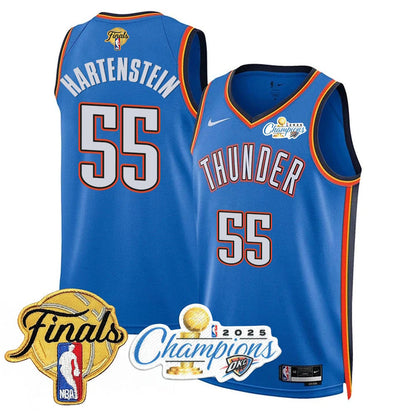Men's Oklahoma City Thunder 2024-25 Champions Jersey - All Stitched