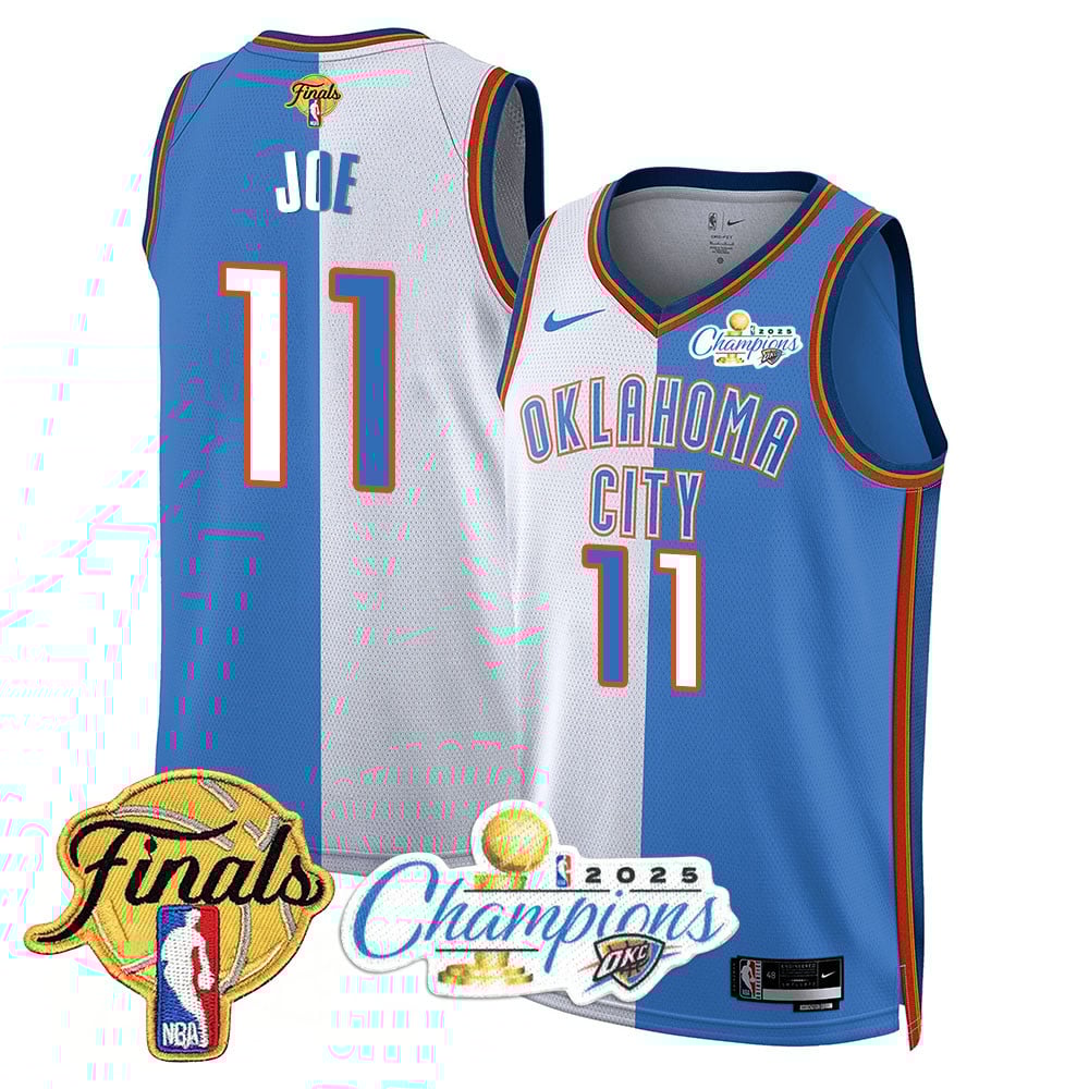 Men's Oklahoma City Thunder 2024-25 Champions Jersey - All Stitched