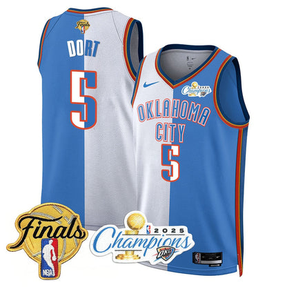 Men's Oklahoma City Thunder 2024-25 Champions Jersey - All Stitched
