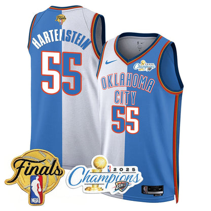 Men's Oklahoma City Thunder 2024-25 Champions Jersey - All Stitched