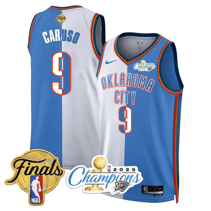 Men's Oklahoma City Thunder 2024-25 Champions Jersey - All Stitched
