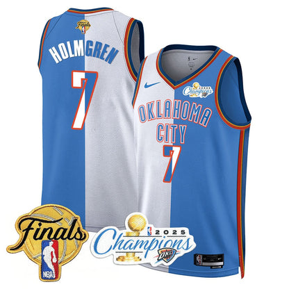 Men's Oklahoma City Thunder 2024-25 Champions Jersey - All Stitched