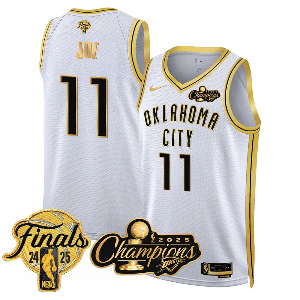 Oklahoma City Thunder 2024-25 Champions Jersey - All Stitched