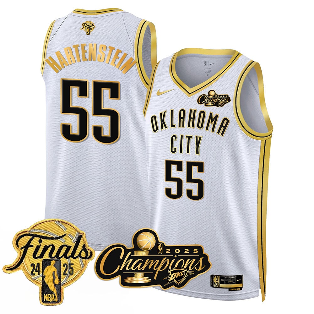 Men's Oklahoma City Thunder 2024-25 Champions Jersey - All Stitched