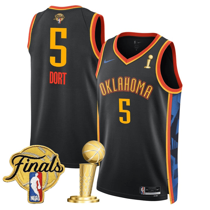 Men's Oklahoma City Thunder 2024-25 Champions Jersey - All Stitched