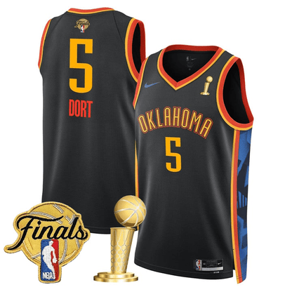 Men's Oklahoma City Thunder 2024-25 Champions Jersey - All Stitched