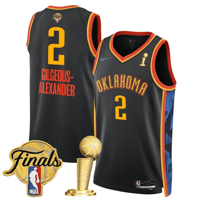 Men's Oklahoma City Thunder 2024-25 Champions Jersey - All Stitched