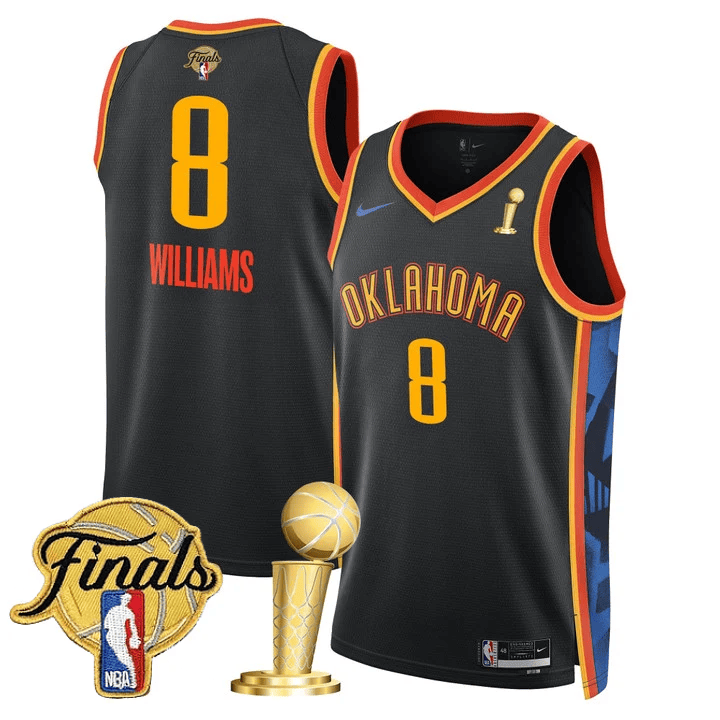 Men's Oklahoma City Thunder 2024-25 Champions Jersey - All Stitched