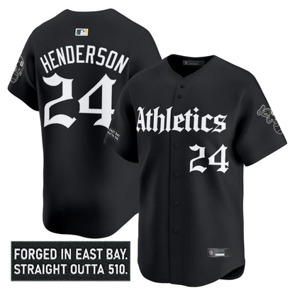 Men's Athletics 'Gothic East Bay Edition' Vapor Premier Limited Jersey - All Stitched