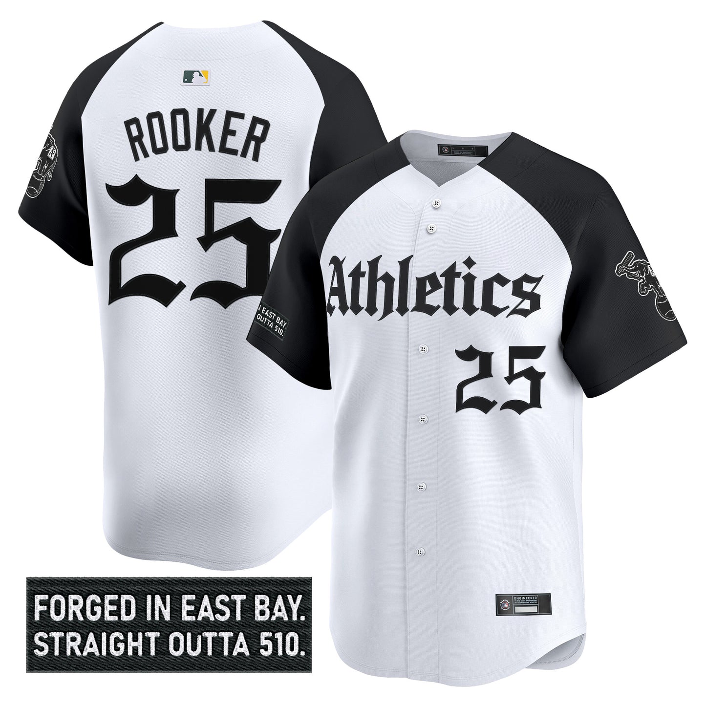 Men's Athletics 'Gothic East Bay Edition' Vapor Premier Limited Jersey - All Stitched