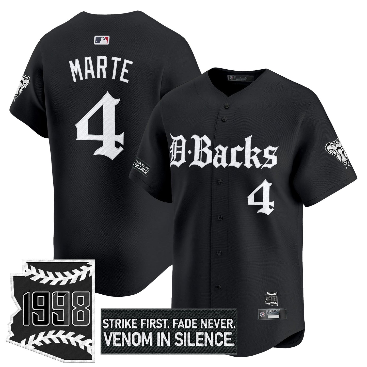 ARI 'Gothic Desert Fang Edition' Vapor Premier Limited Jersey V2 - All Stitched