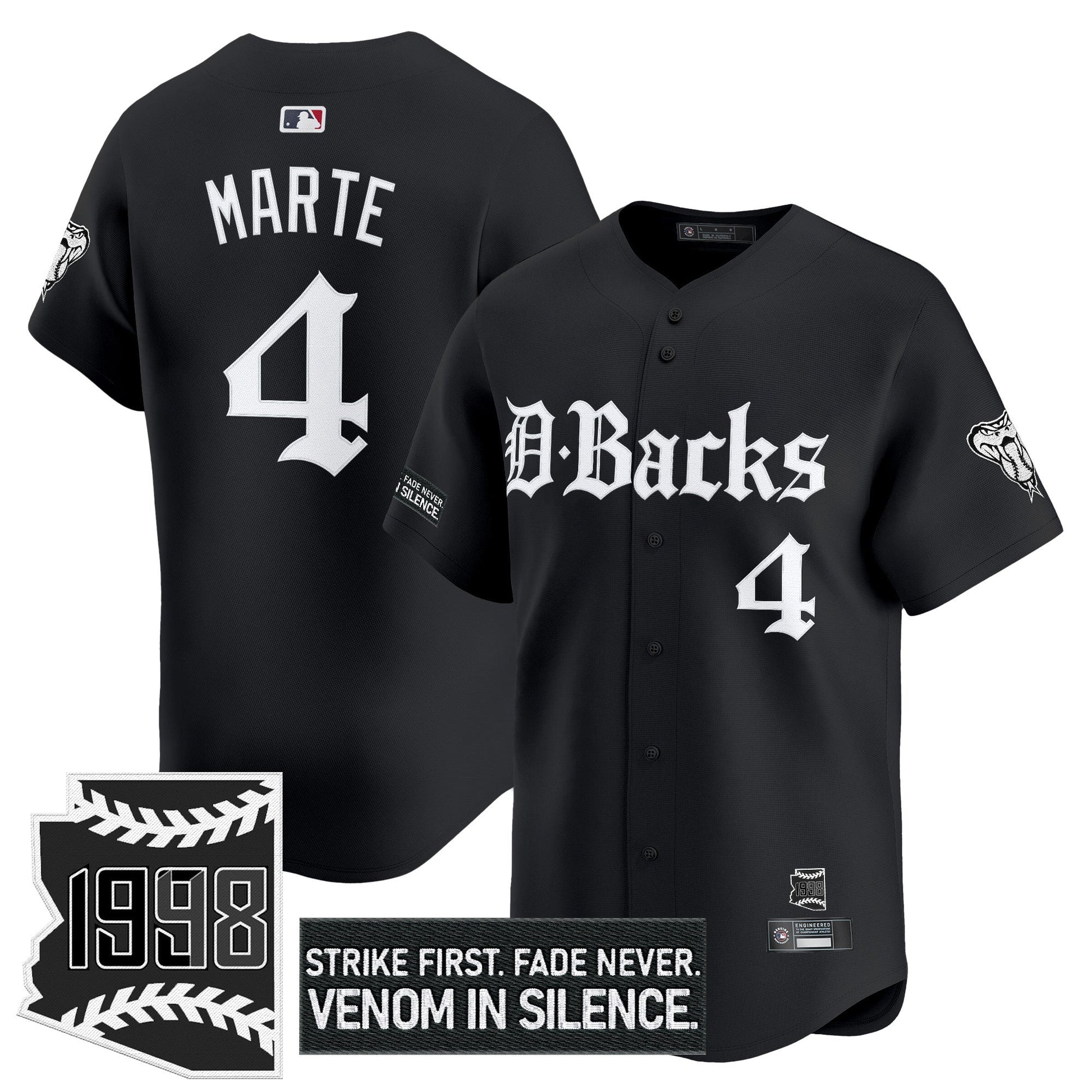 ARI 'Gothic Desert Fang Edition' Vapor Premier Limited Jersey V2 - All Stitched