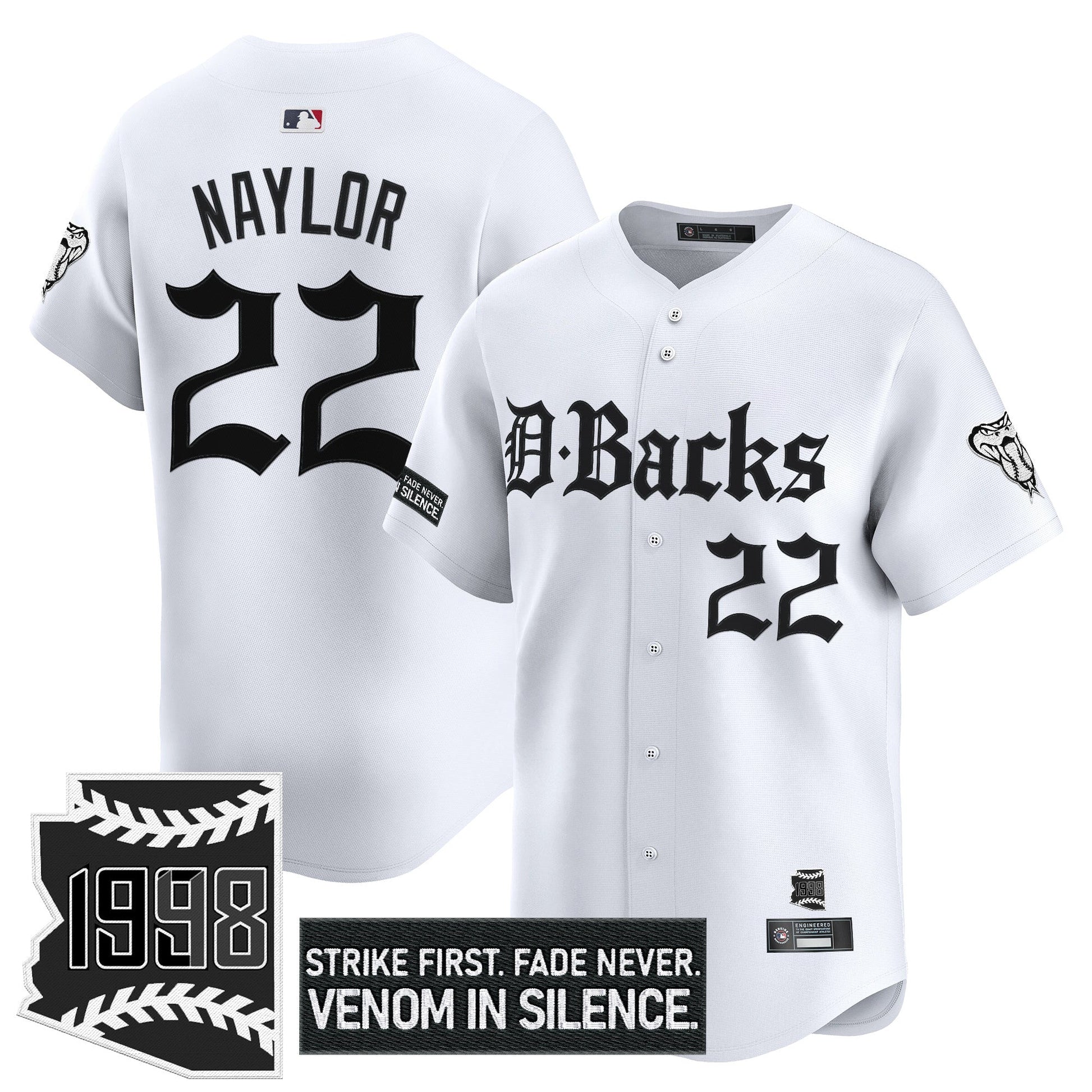 ARI 'Gothic Desert Fang Edition' Vapor Premier Limited Jersey V2 - All Stitched