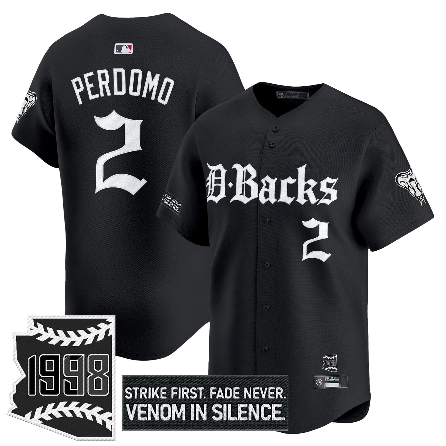 ARI 'Gothic Desert Fang Edition' Vapor Premier Limited Jersey V2 - All Stitched